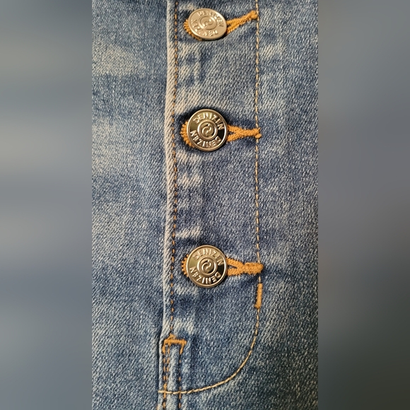 Levi's Denizen Ultra High Rise Button-Up Ankle Leggings Size 15/32 Skinny Jeans - Picture 4 of 11